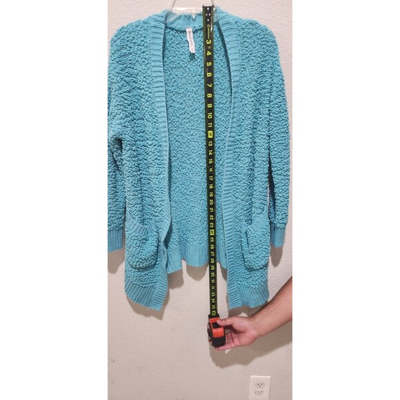 Zenana  Premium Cardigan Popcorn Sweater Soft Pockets Womens Size S - Picture 4 of 4